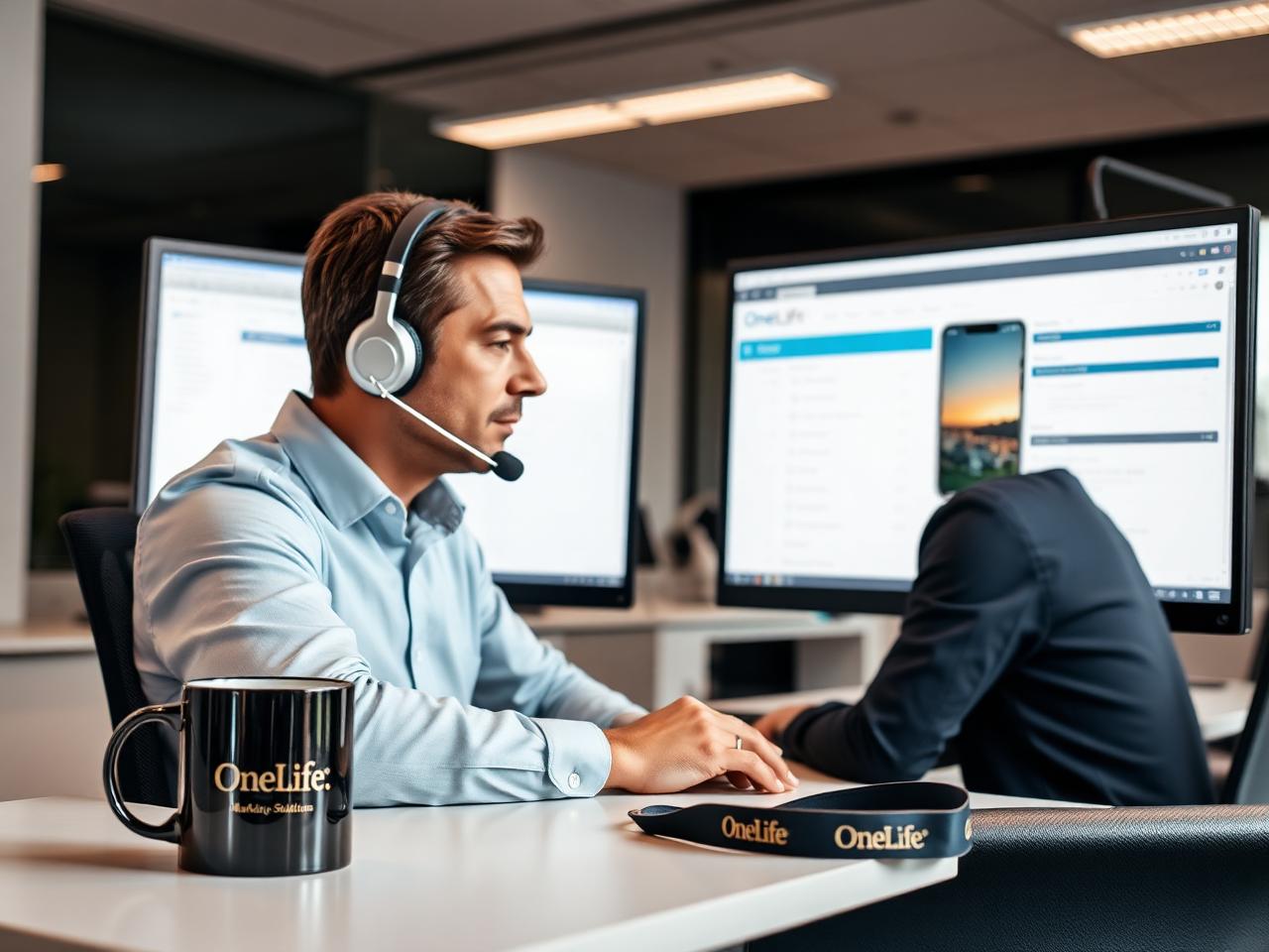 Inbound Calls & Live Transfers — insurance agency scene